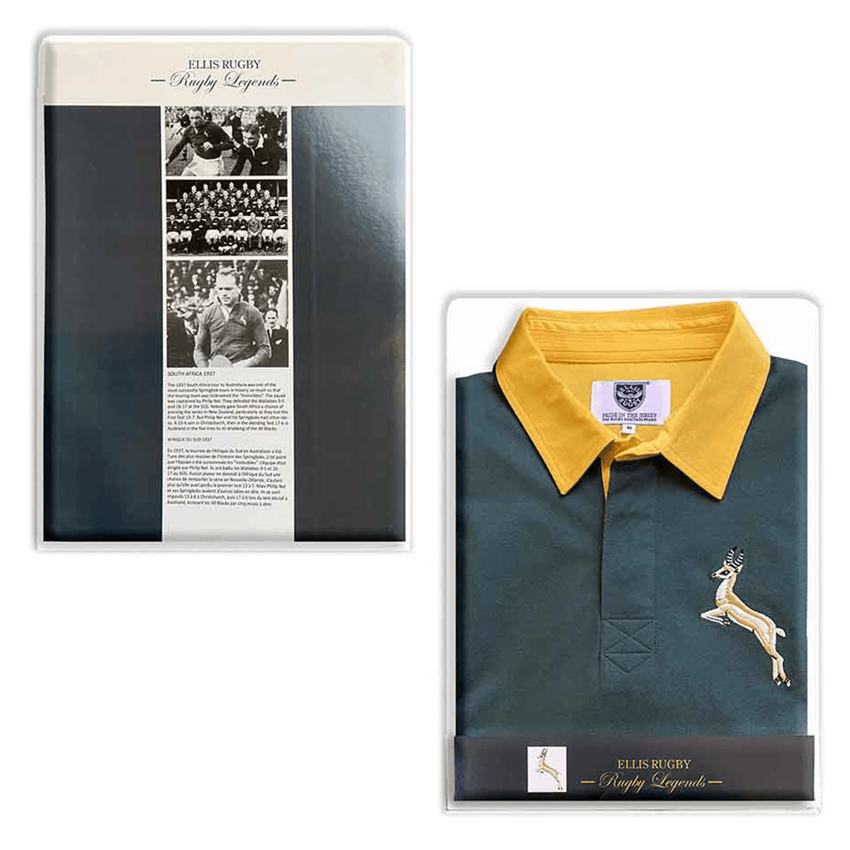 Ellis Rugby Springboks Rugby 1937 Polo