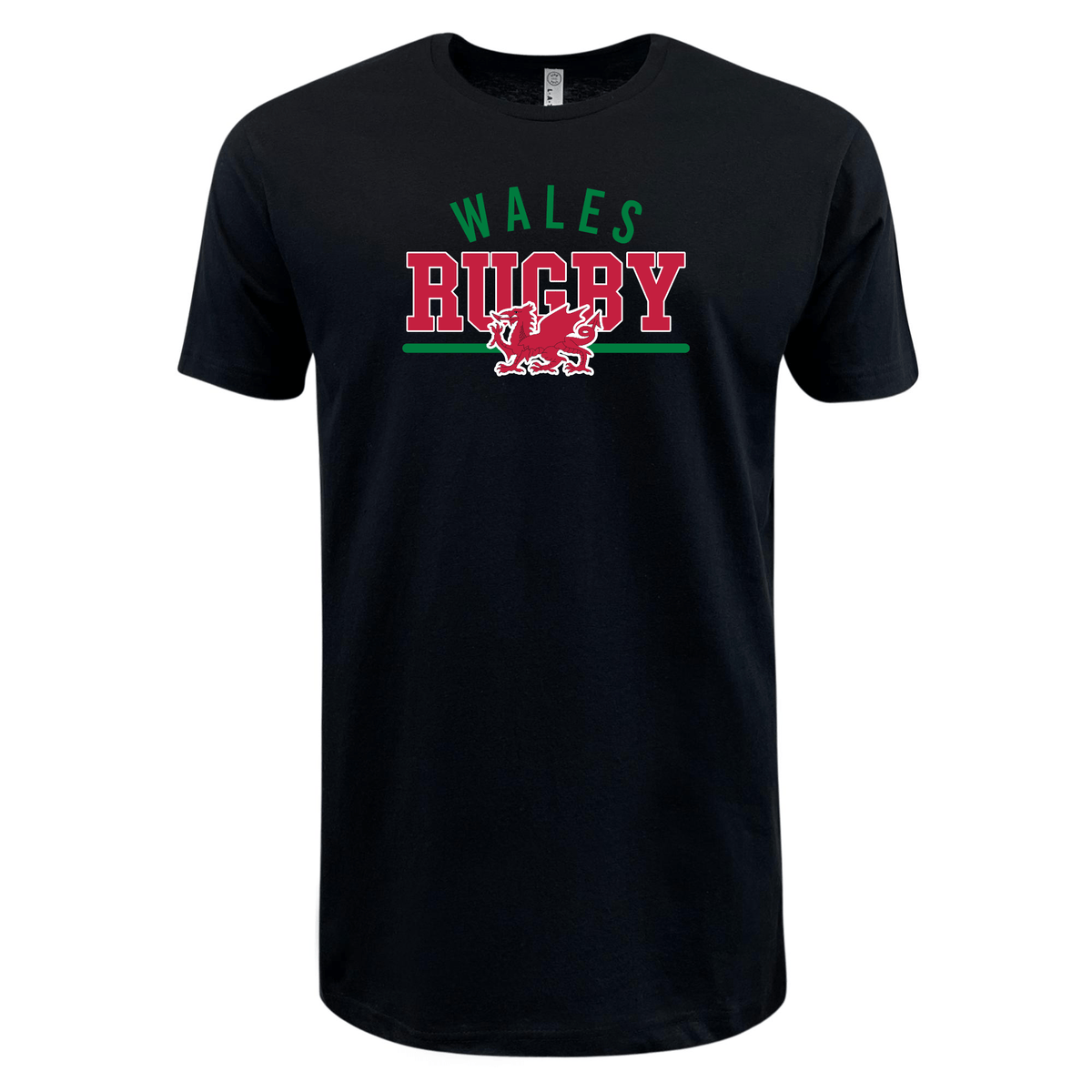 Nations of Rugby Wales Wordmark Supersoft Tee