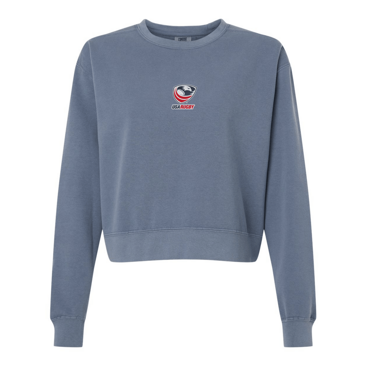 Women's USA Rugby Mid-Length Crewneck Sweatshirt