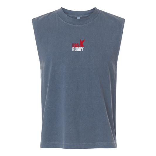 USA Rugby Throwback Unisex Heavyweight Cotton Mid-Length Muscle Tee