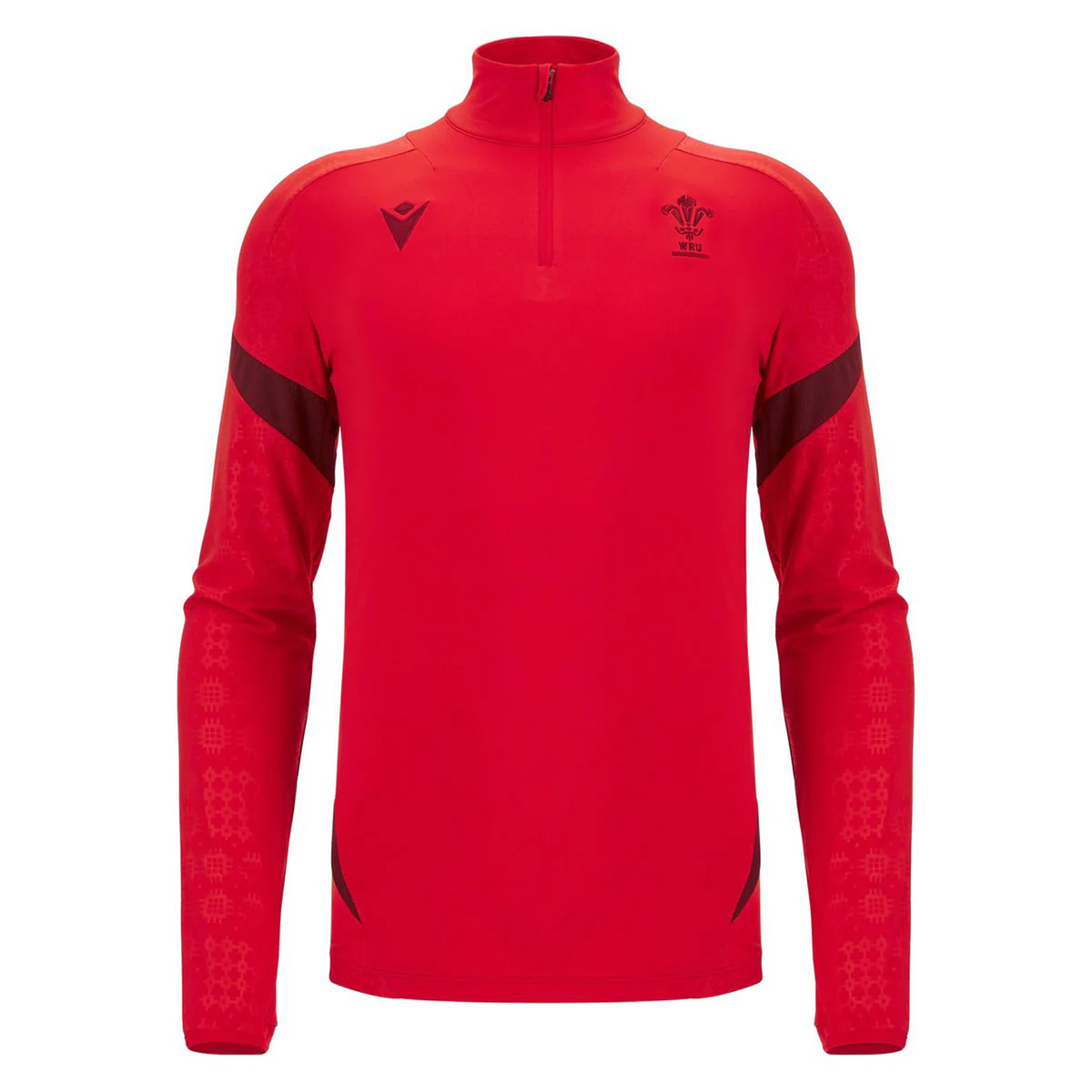 Wales 25/26 Player 1/4 Zip Top by Macron