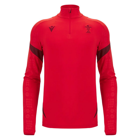 Wales 25/26 Player 1/4 Zip Top by Macron