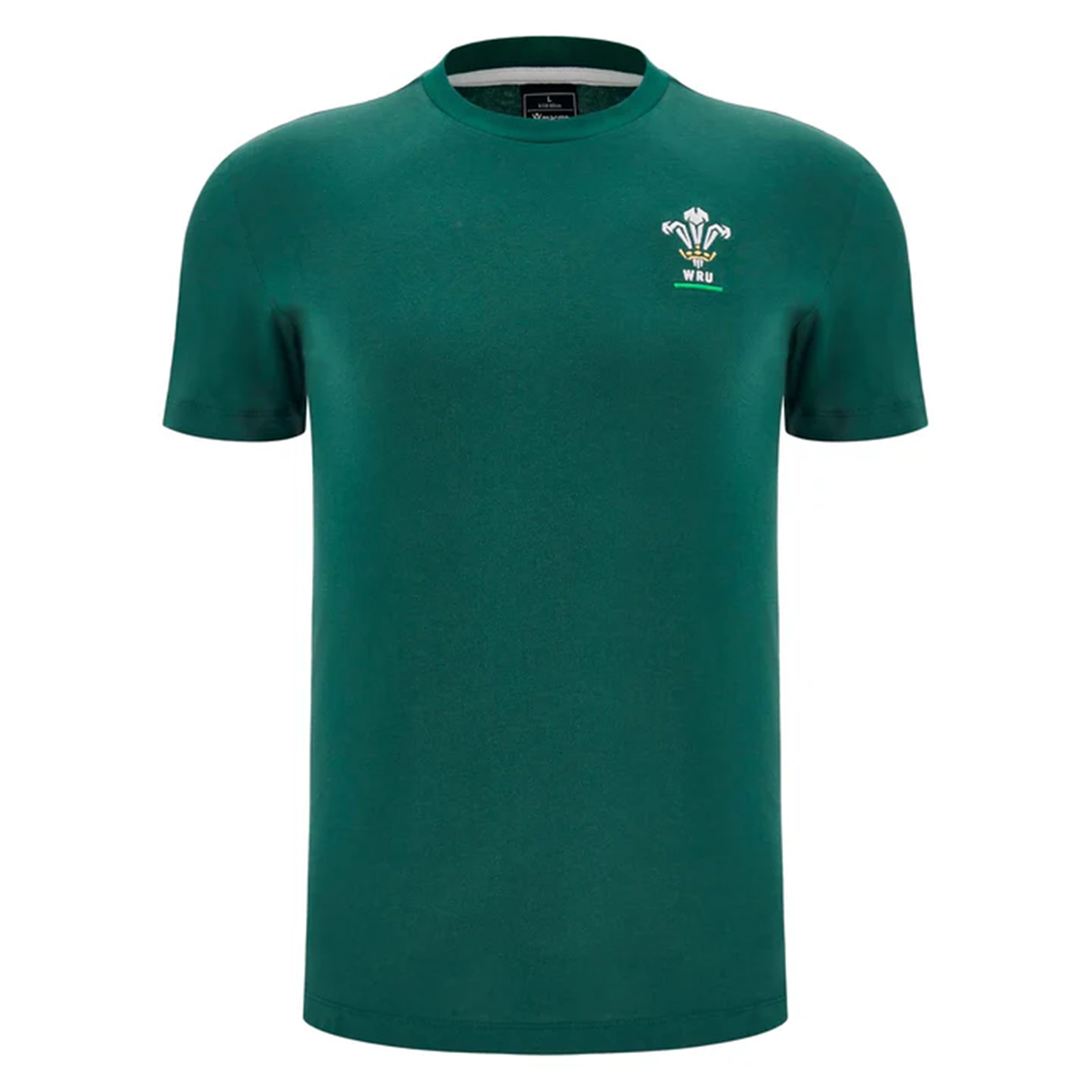 Wales 25/26 Country Outline Cotton Fan T-Shirt by Macron