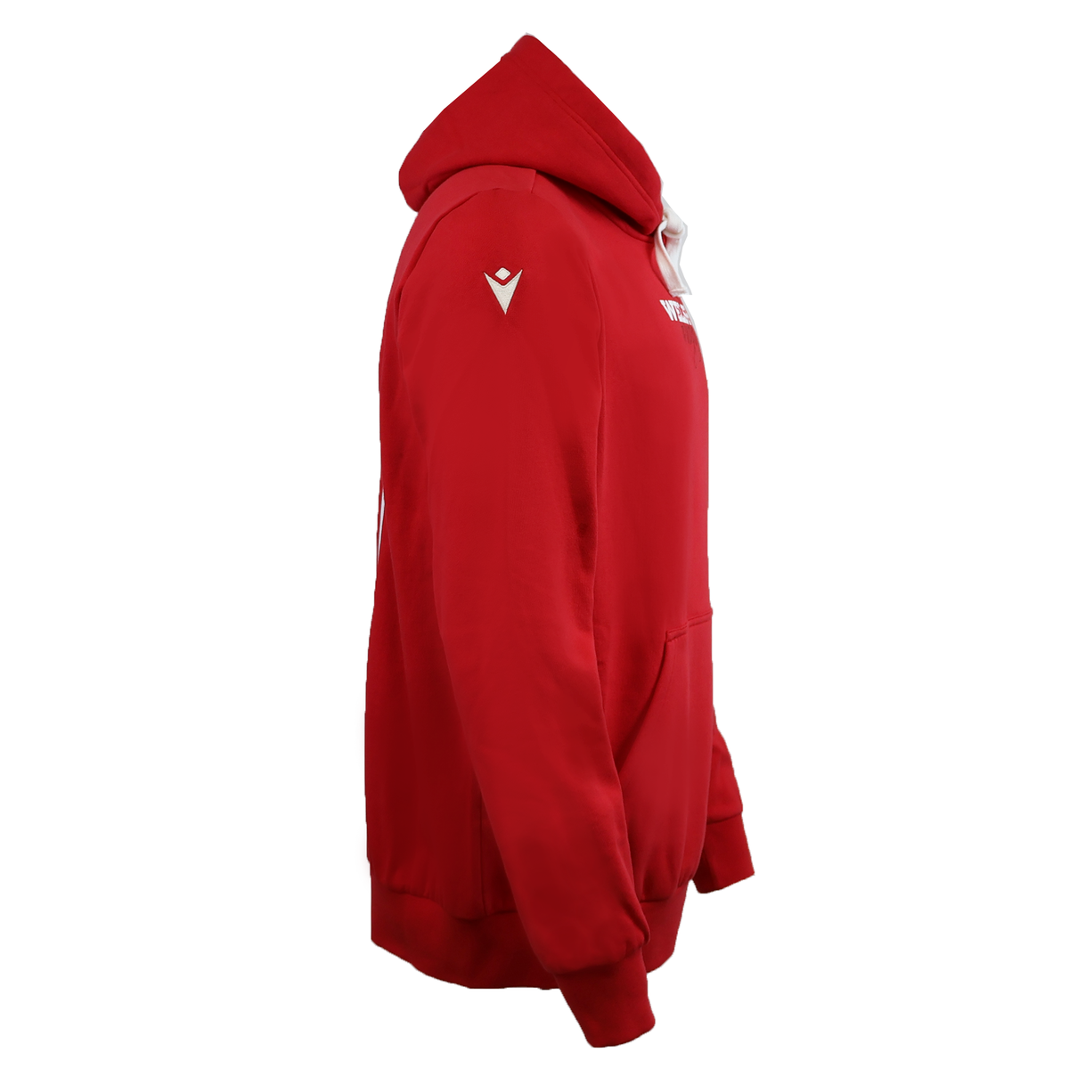 Wales 25/26 Welsh Rugby Cotton Fan Hoodie by Macron