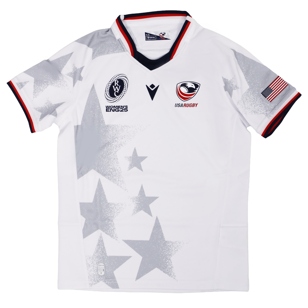 Youth USA Rugby WRWC 25 Home Jersey by Macron