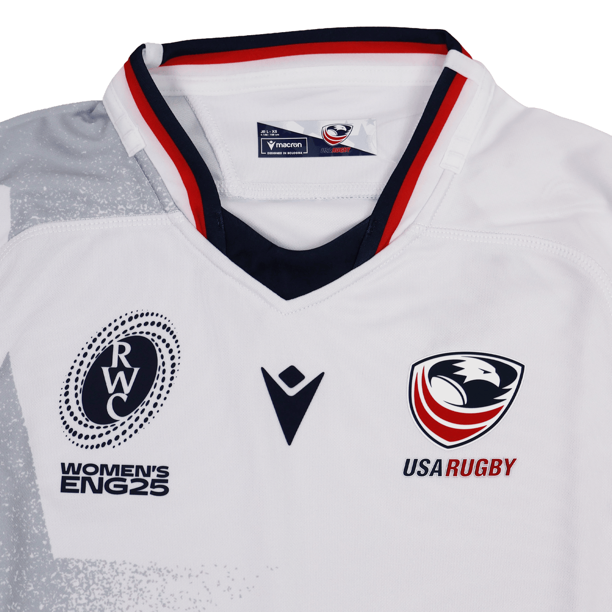 Youth USA Rugby WRWC 25 Home Jersey by Macron