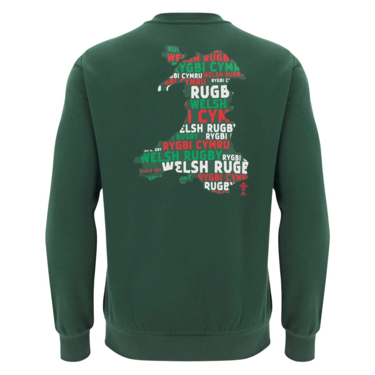 Wales 25/26 Country Outline Fan Sweatshirt by Macron