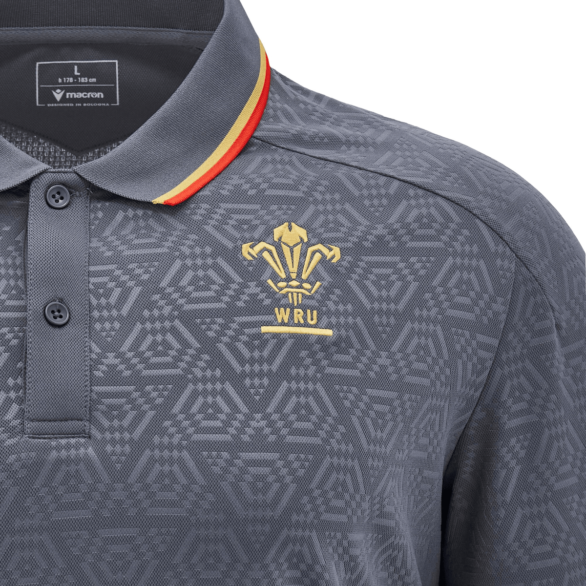 Wales 24/25 Travel Polo by Macron