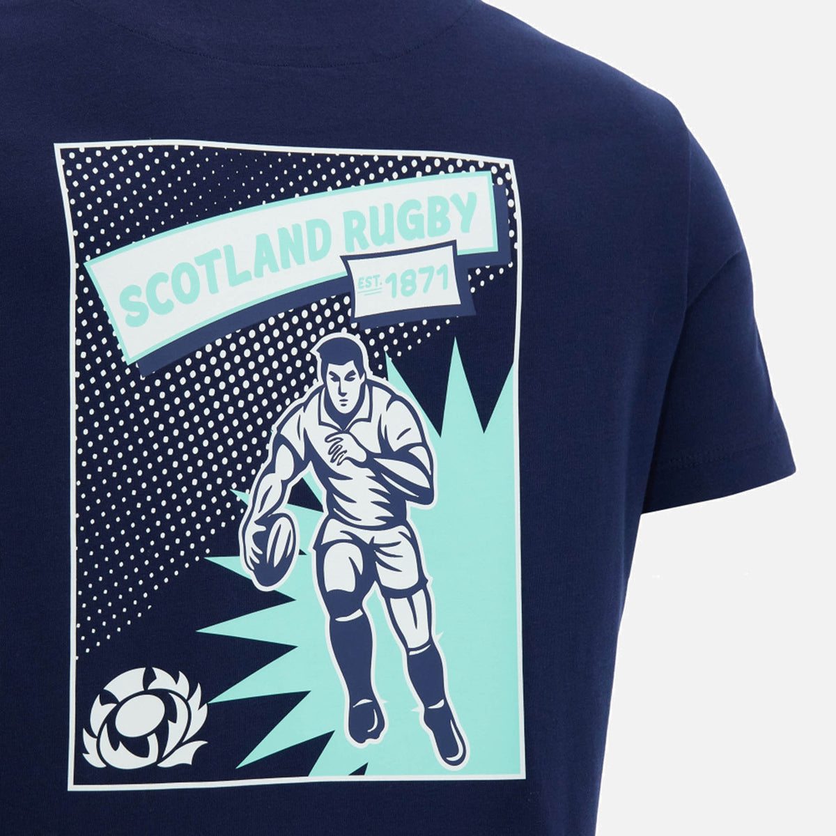 Scotland SRU 26/27 Leisure Cotton T-Shirt by Macron