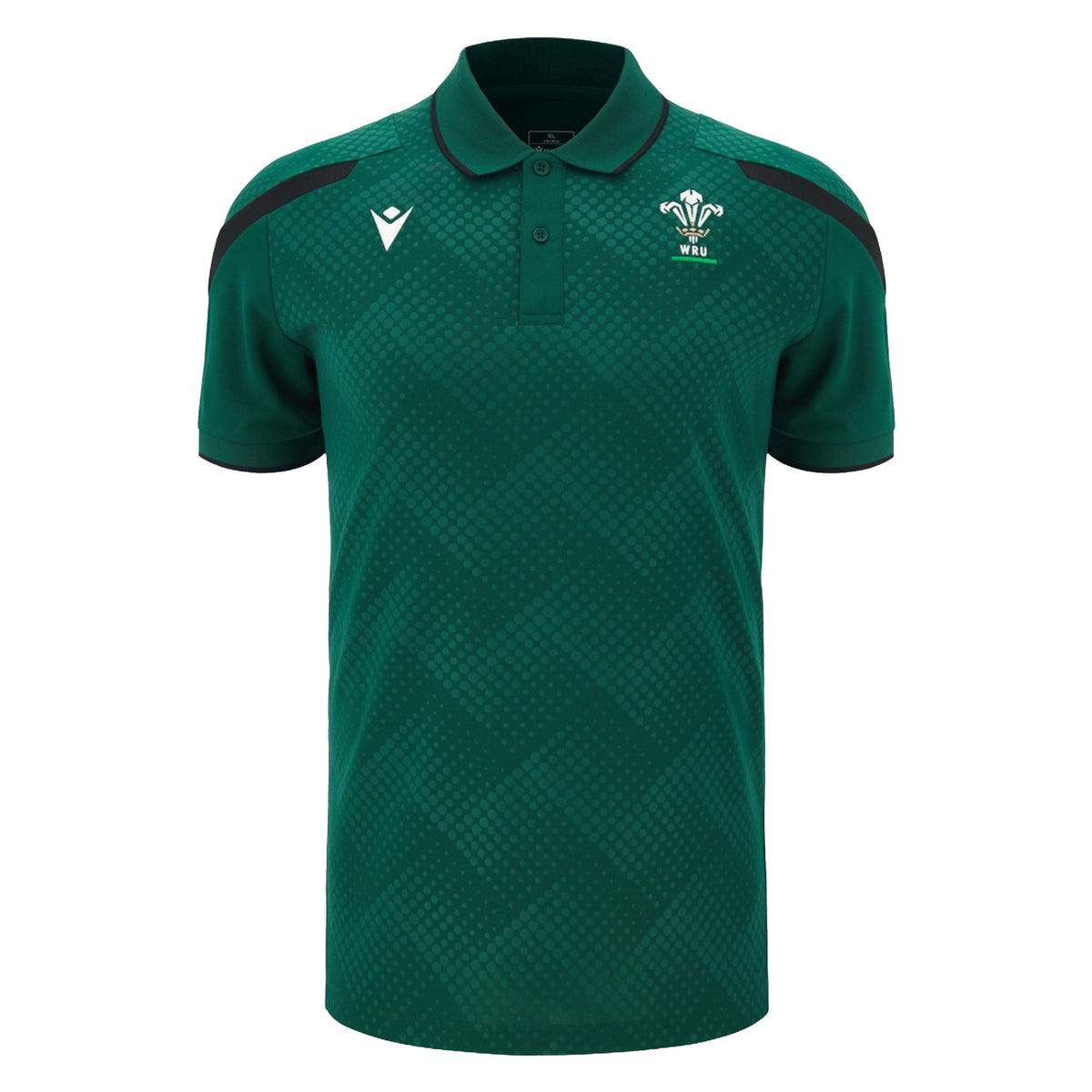 Wales WRU 26/27 Travel Poly Polo by Macron