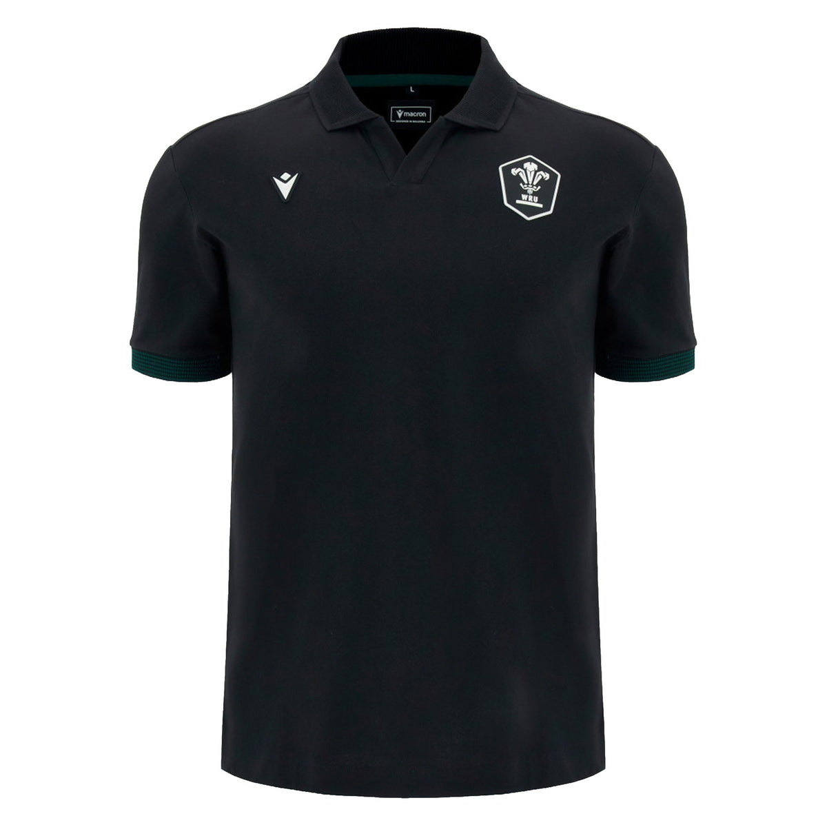 Wales WRU 26/27 Travel Cotton Polo by Macron