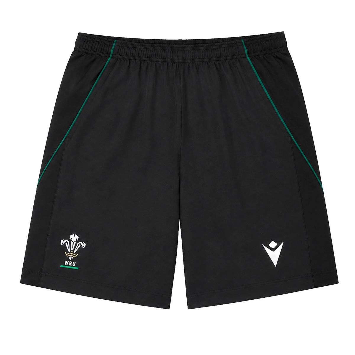Wales WRU 26/27 Travel Training Shorts by Macron