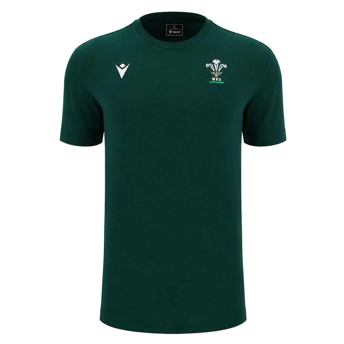Wales WRU 26/27 Travel Poly/Cotton T-Shirt by Macron