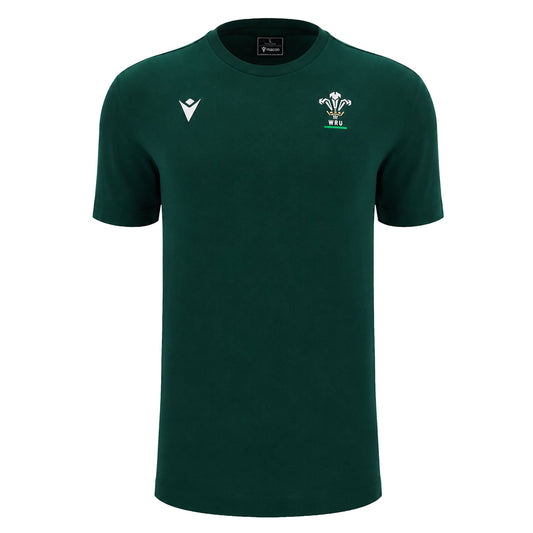 Wales WRU 26/27 Travel Poly/Cotton T-Shirt by Macron