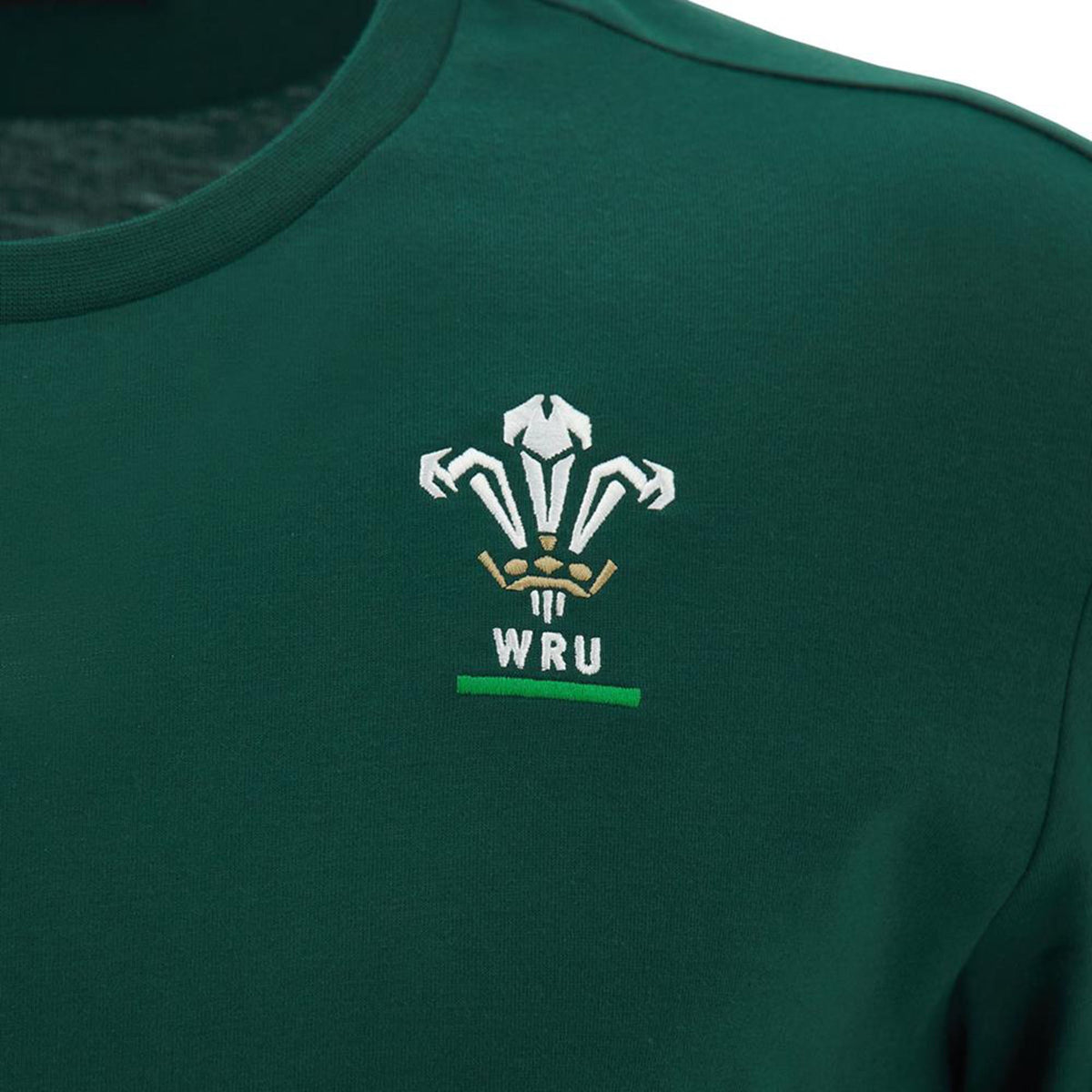 Wales WRU 26/27 Travel Poly/Cotton T-Shirt by Macron