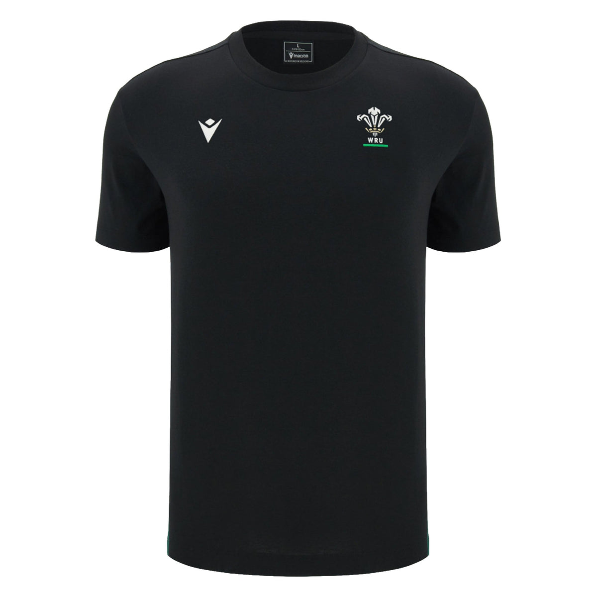 Wales WRU 26/27 Travel Poly/Cotton T-Shirt by Macron