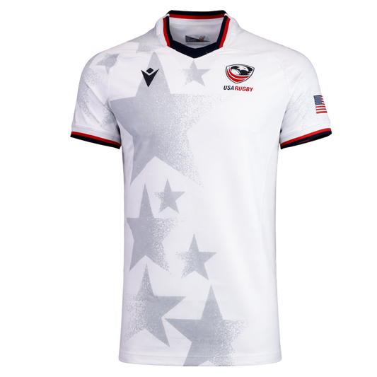 USA Rugby 24/25 Authentic Matchday Away Jersey by Macron
