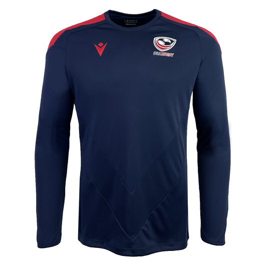 USA Rugby 25 Player Long Sleeve Training Shirt by Macron