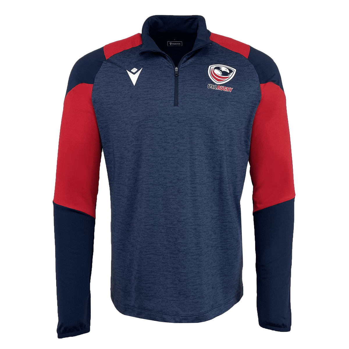 USA Rugby 25 Player 1/4 Zip Training Top by Macron