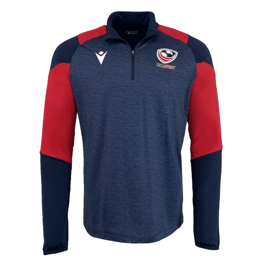 USA Rugby 25 Player 1/4 Zip Training Top by Macron