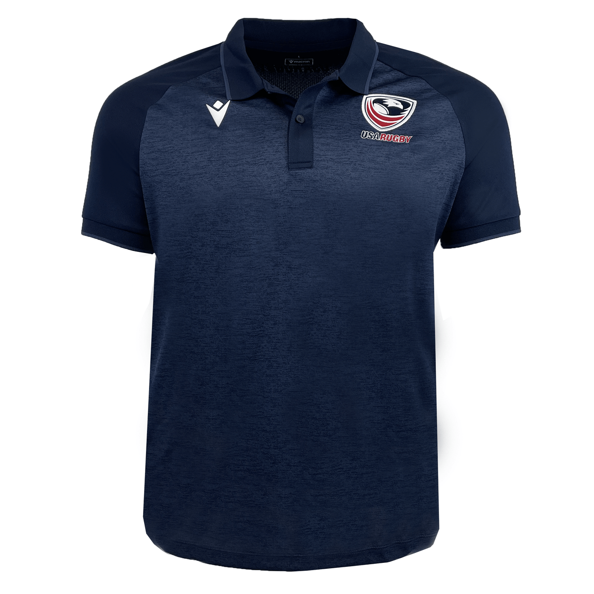 USA Rugby 25 Travel Poly Polo by Macron