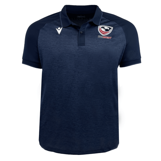 USA Rugby 25 Travel Poly Polo by Macron