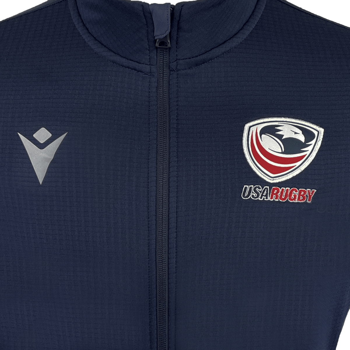 USA Rugby 25 Travel 3D Full-Zip Top by Macron