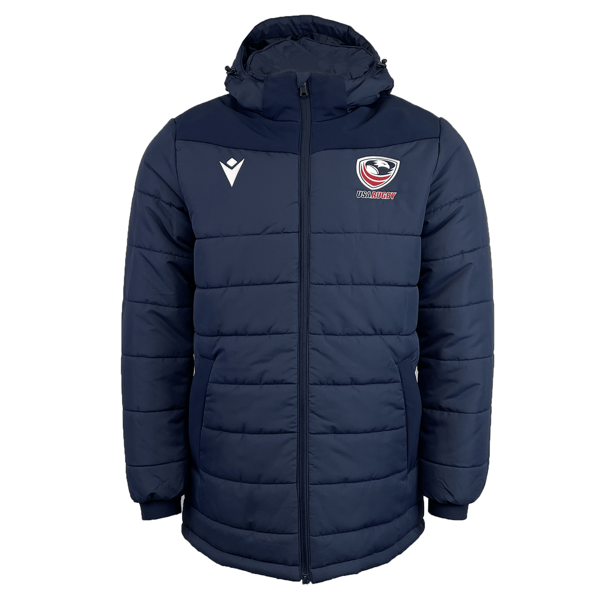 USA Rugby 25 Padded Jacket by Macron