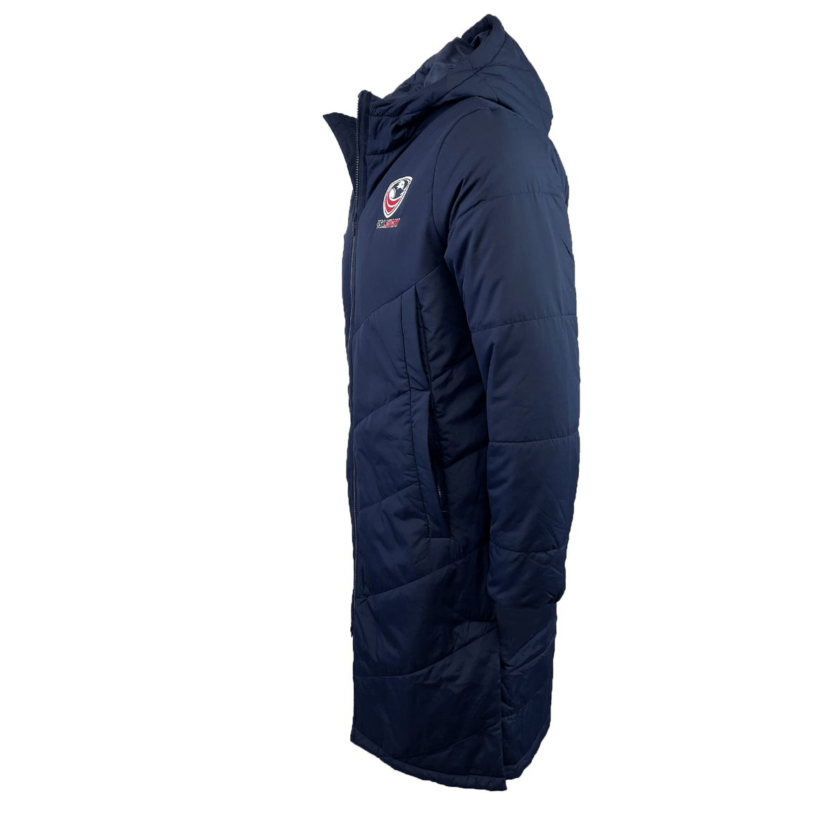 USA Rugby 25 Padded Bench Jacket by Macron
