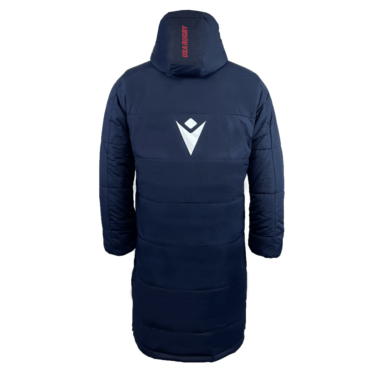 USA Rugby 25 Padded Bench Jacket by Macron