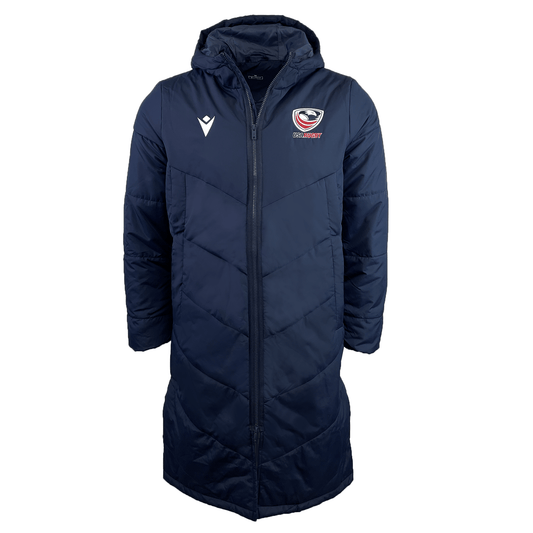 USA Rugby 25 Padded Bench Jacket by Macron