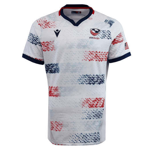 USA Rugby 25/26 Home Body Fit Match Jersey by Macron