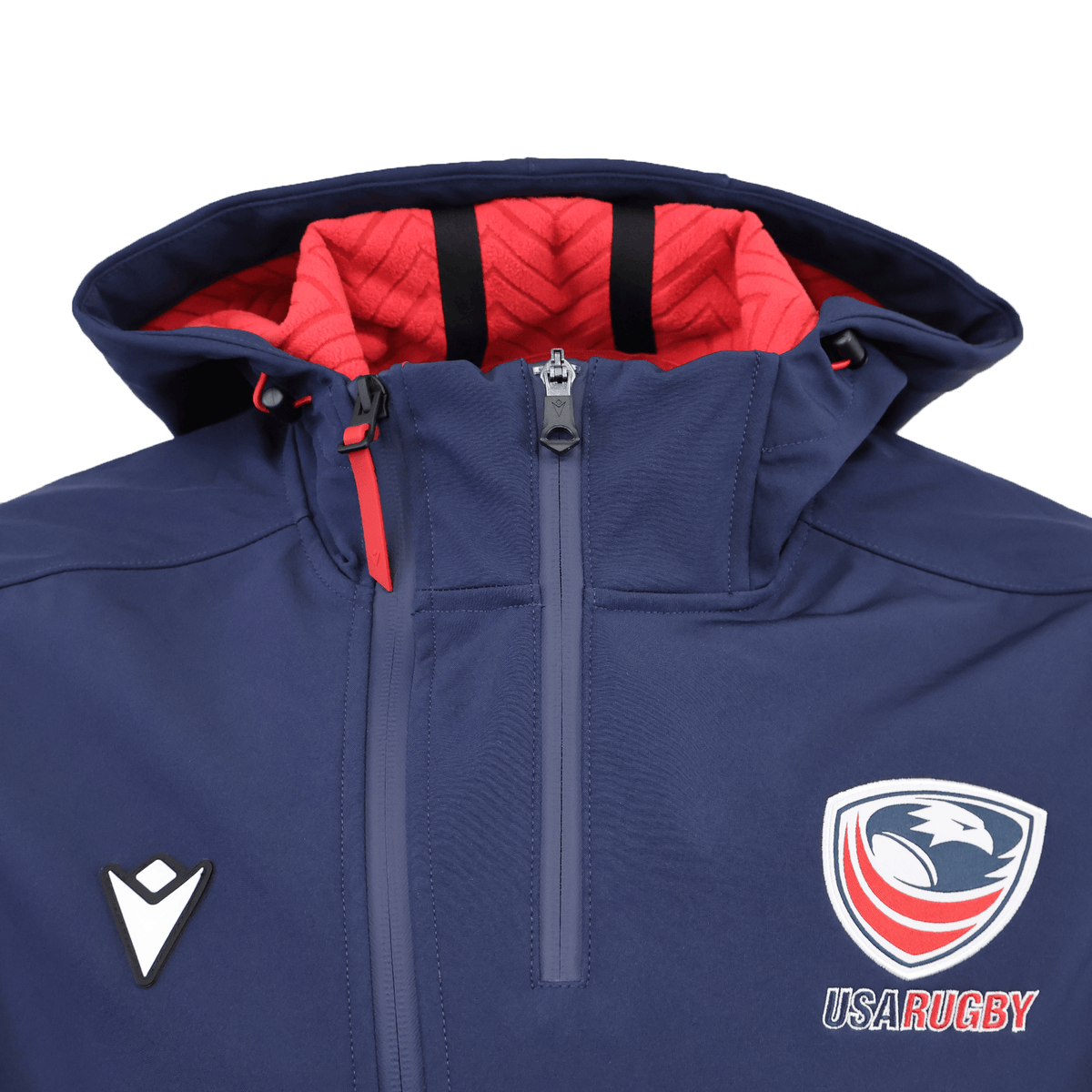 USA Rugby 25/26 Athleisure Softshell Jacket by Macron