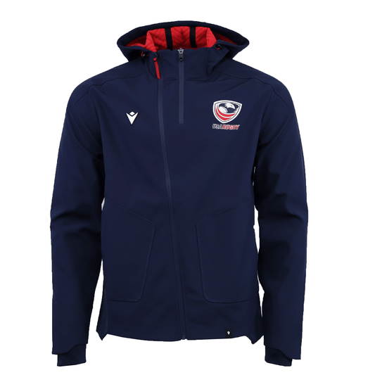 USA Rugby 25/26 Athleisure Softshell Jacket by Macron