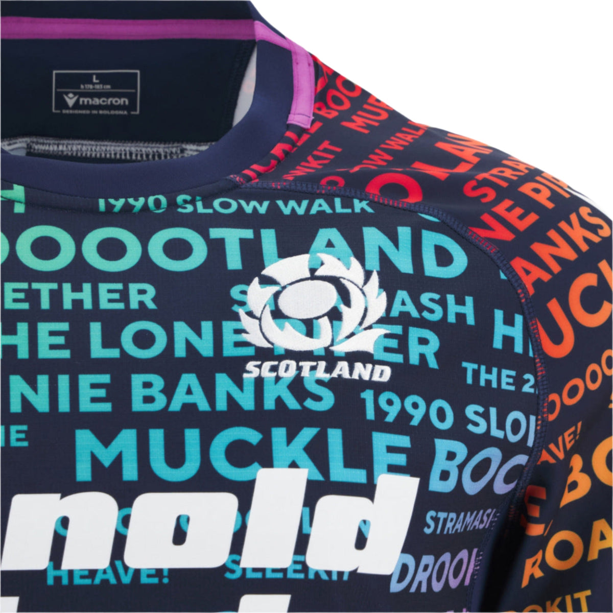 Scotland 25/26 Rainbow Training Jersey by Macron