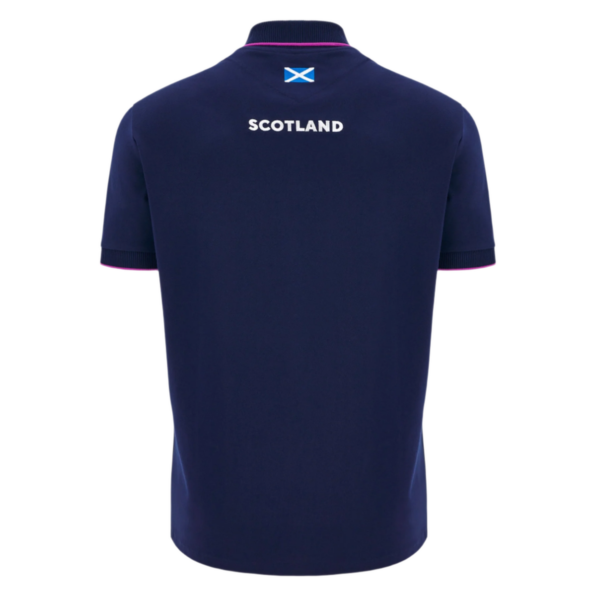 Scotland 25/26 Player Travel Cotton Polo by Macron