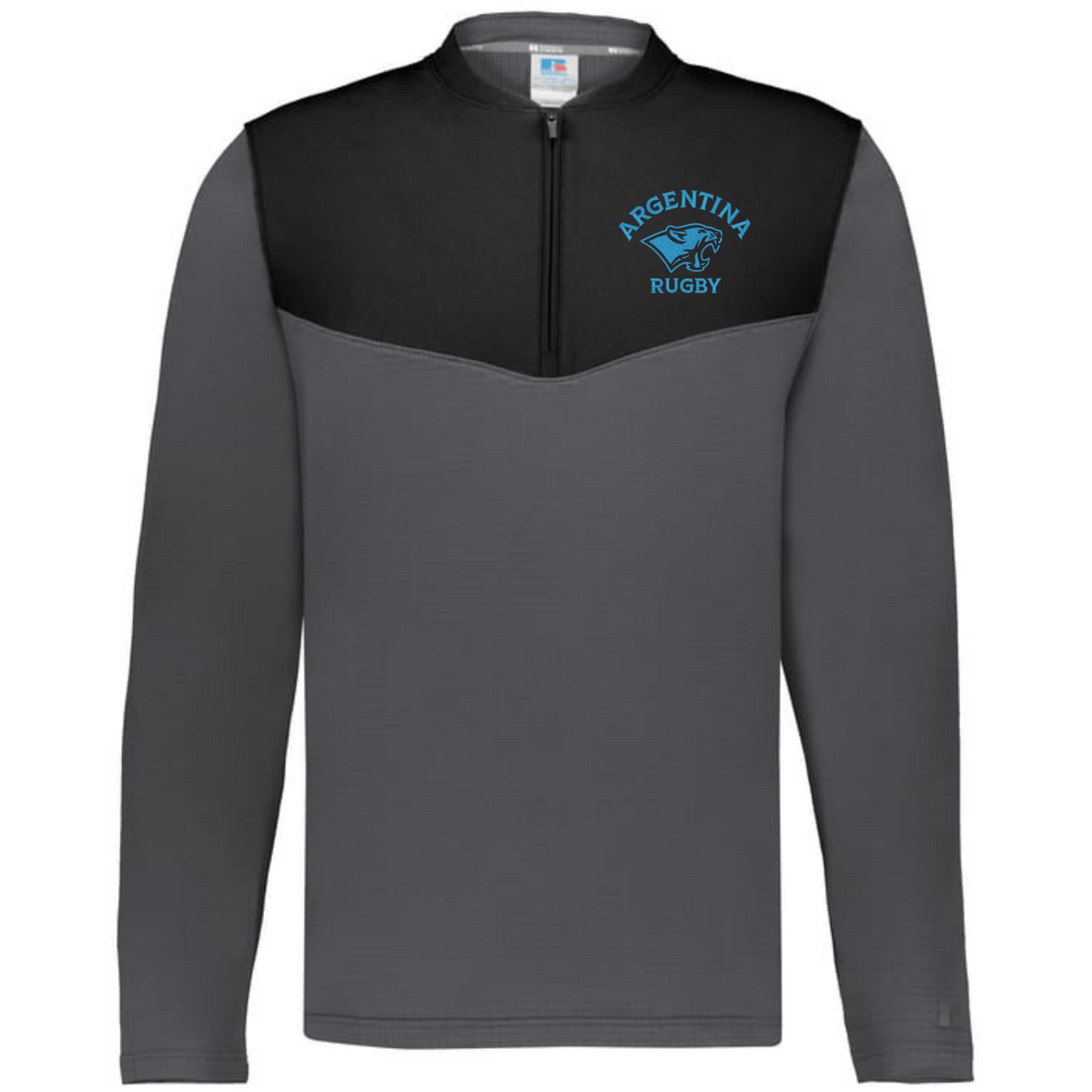 Nations of Rugby Argentina Sideline Grid 1/4 Zip Pullover