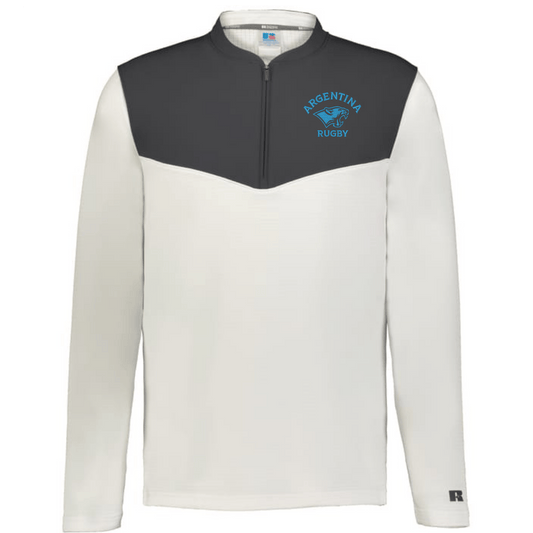 Nations of Rugby Argentina Sideline Grid 1/4 Zip Pullover
