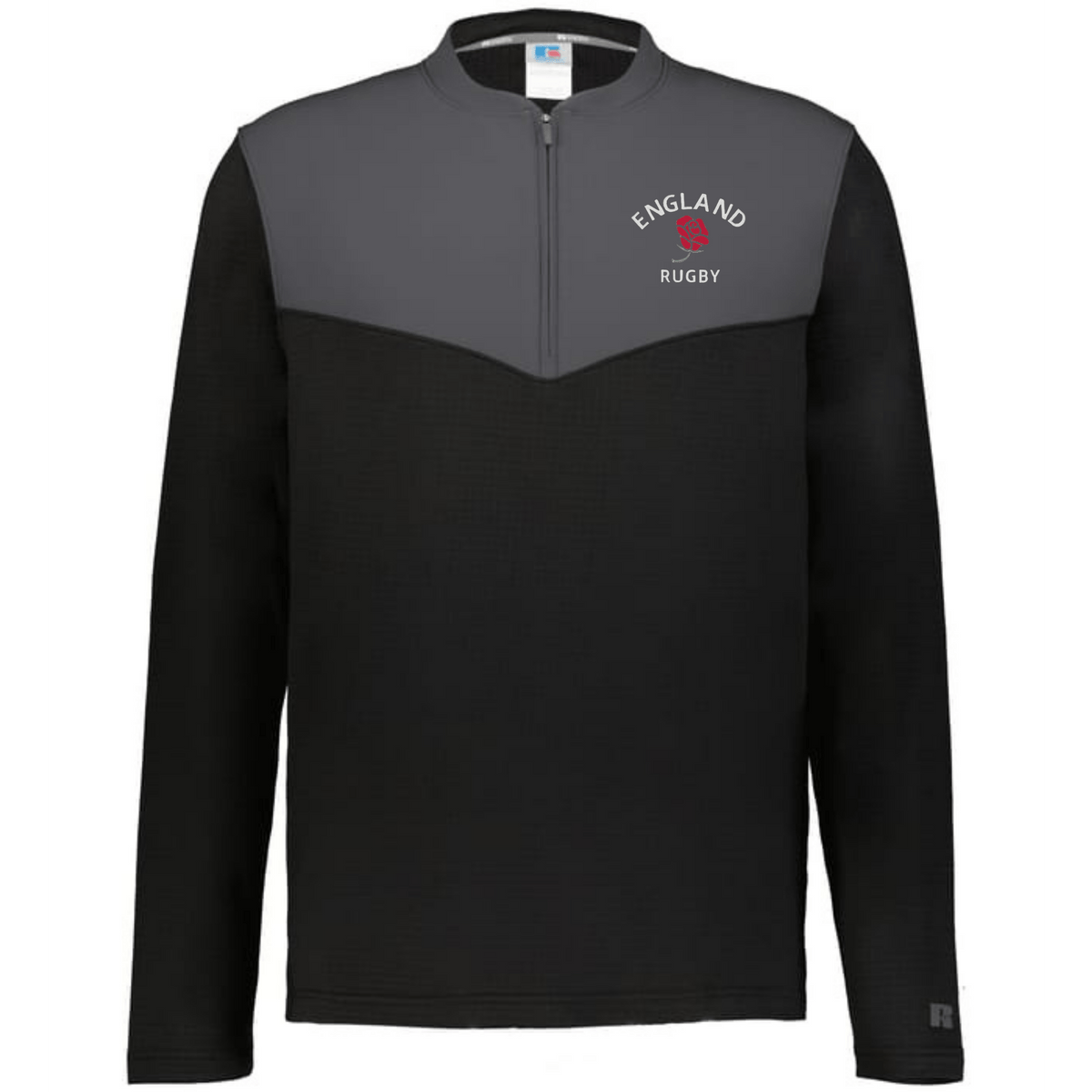Nations of Rugby England Sideline Grid 1/4 Zip Pullover