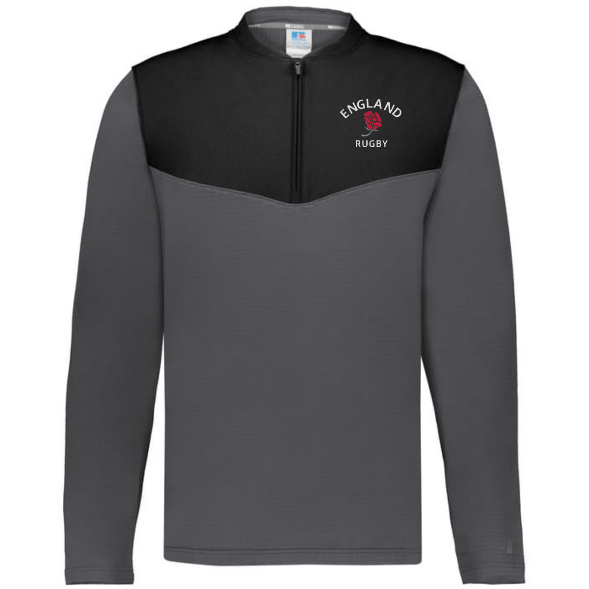 Nations of Rugby England Sideline Grid 1/4 Zip Pullover