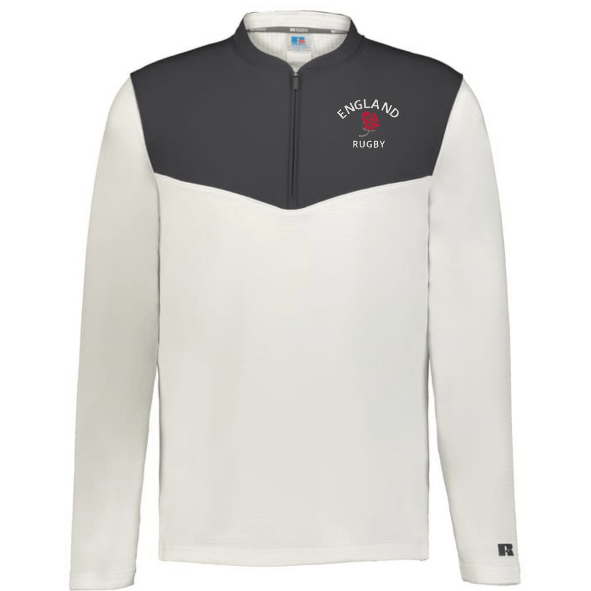 Nations of Rugby England Sideline Grid 1/4 Zip Pullover