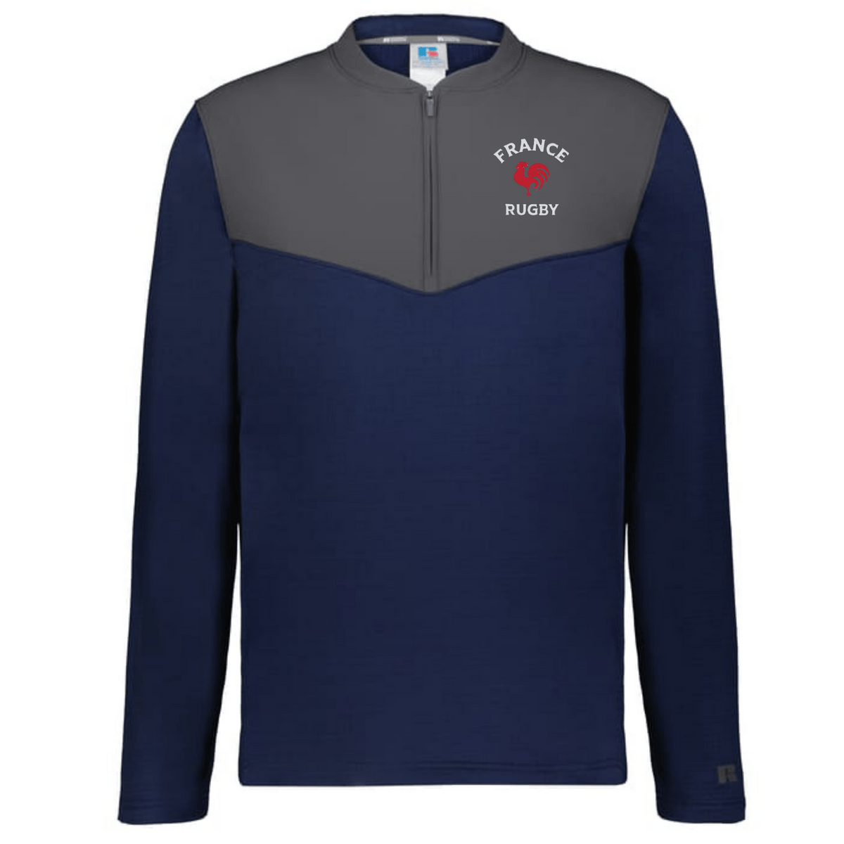 Nations of Rugby France Sideline Grid 1/4 Zip Pullover