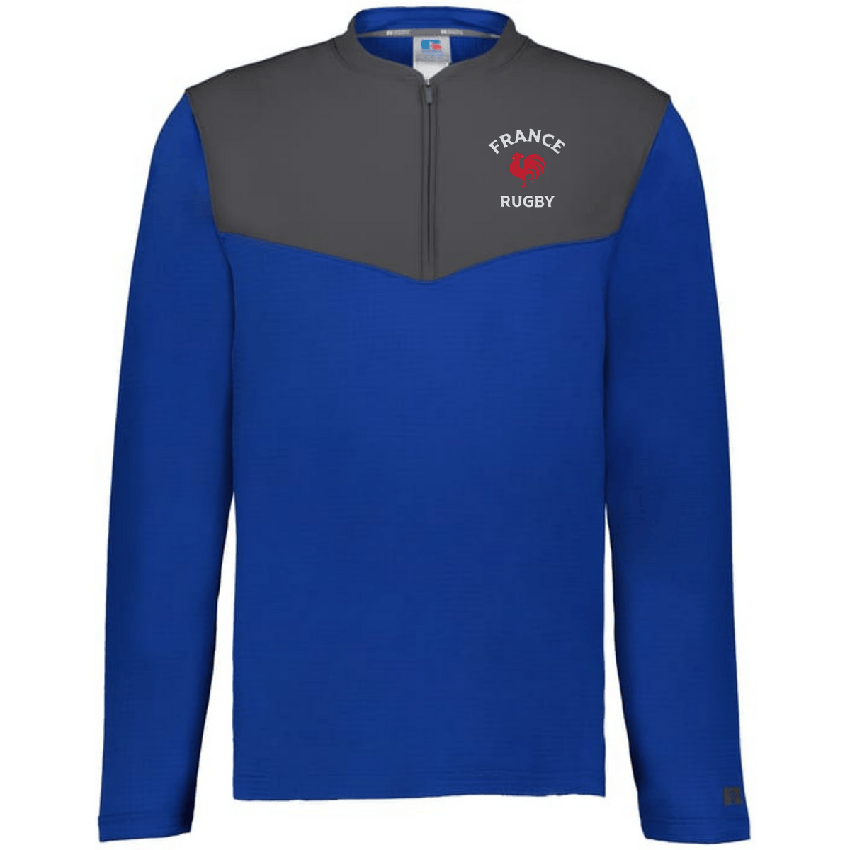 Nations of Rugby France Sideline Grid 1/4 Zip Pullover