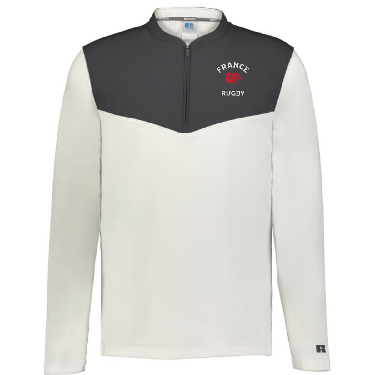Nations of Rugby France Sideline Grid 1/4 Zip Pullover