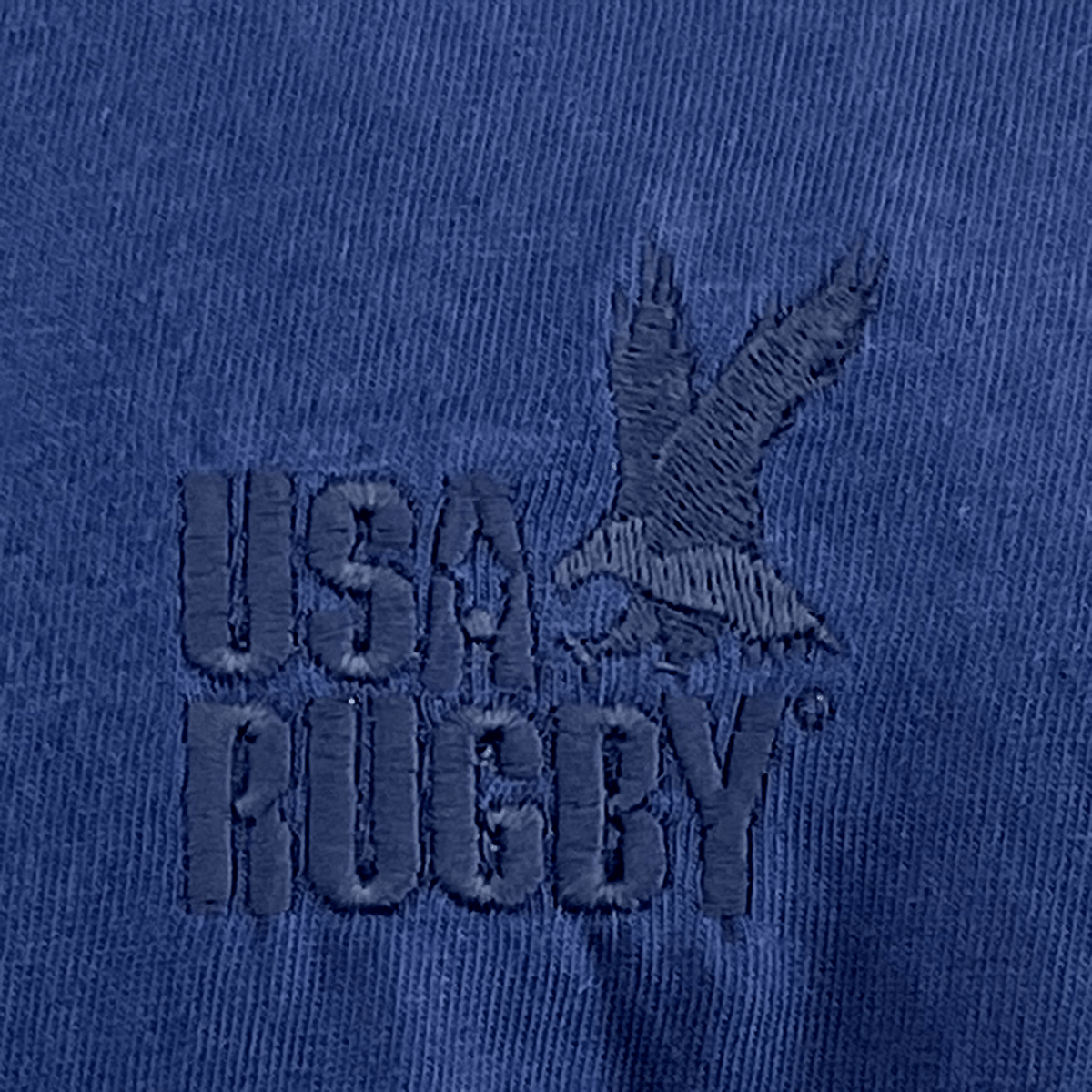 USA Rugby Elevated Throwback Tonal Comfort Tee - Navy