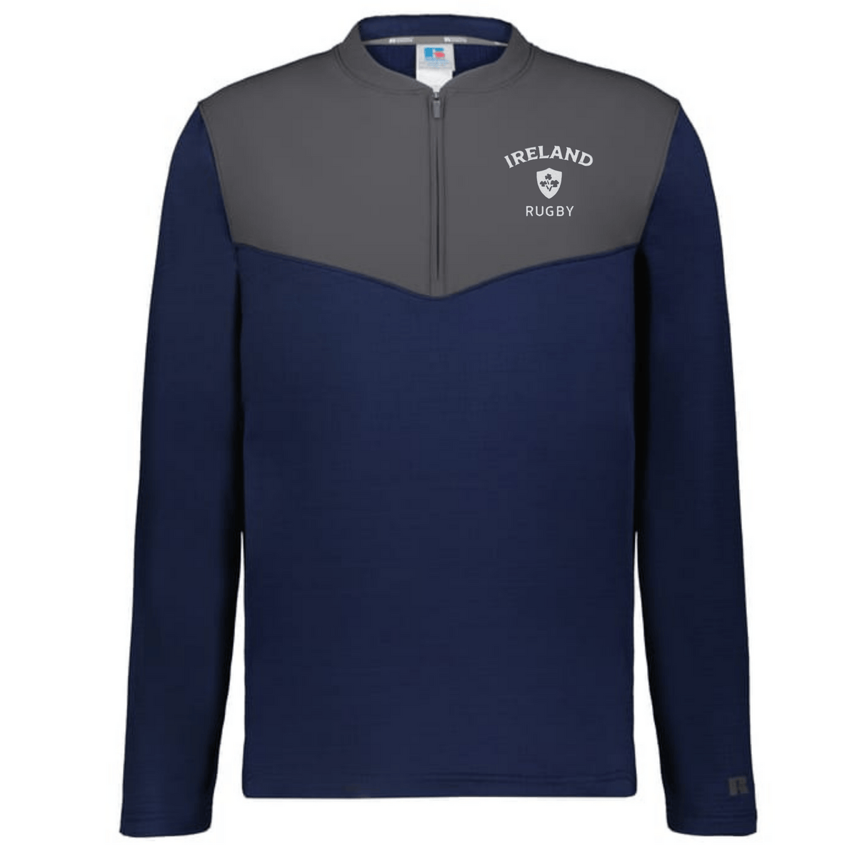 Nations of Rugby Ireland Sideline Grid 1/4 Zip Pullover