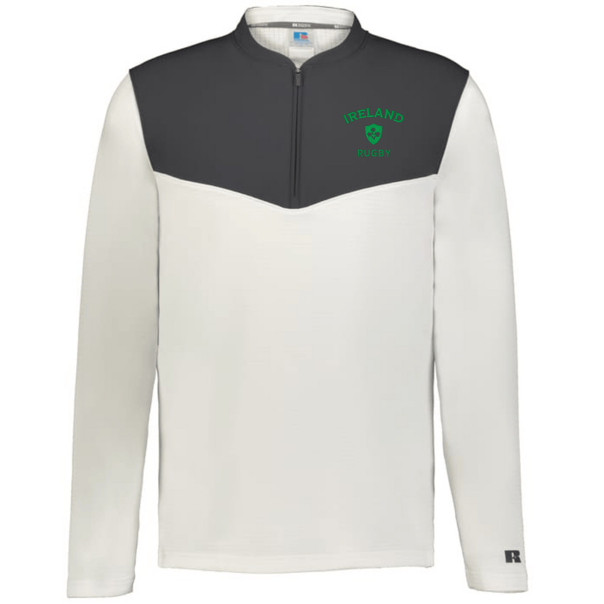 Nations of Rugby Ireland Sideline Grid 1/4 Zip Pullover