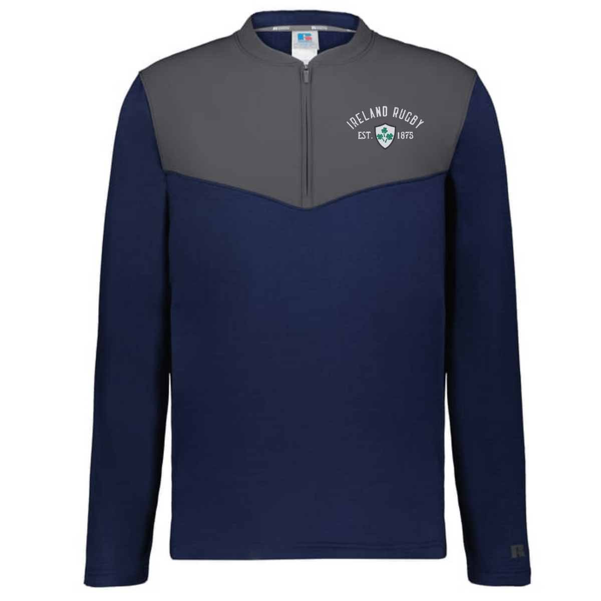 Nations of Rugby Ireland 1875 Sideline Grid 1/4 Zip Pullover
