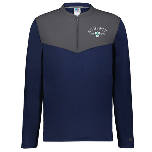 Nations of Rugby Ireland 1875 Sideline Grid 1/4 Zip Pullover