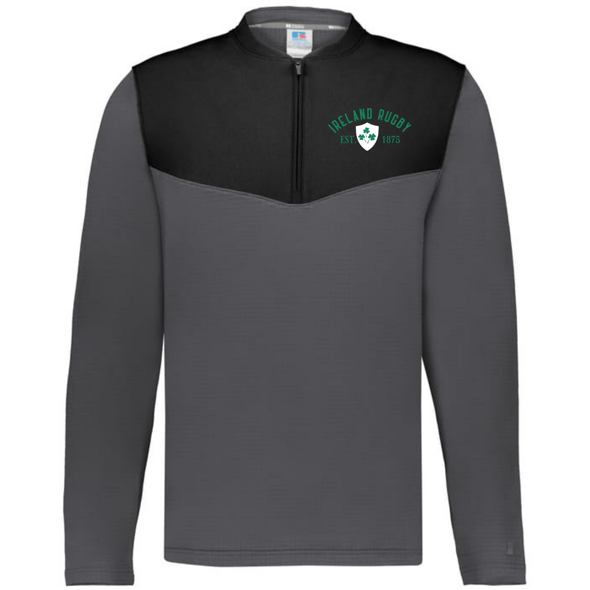 Nations of Rugby Ireland 1875 Sideline Grid 1/4 Zip Pullover